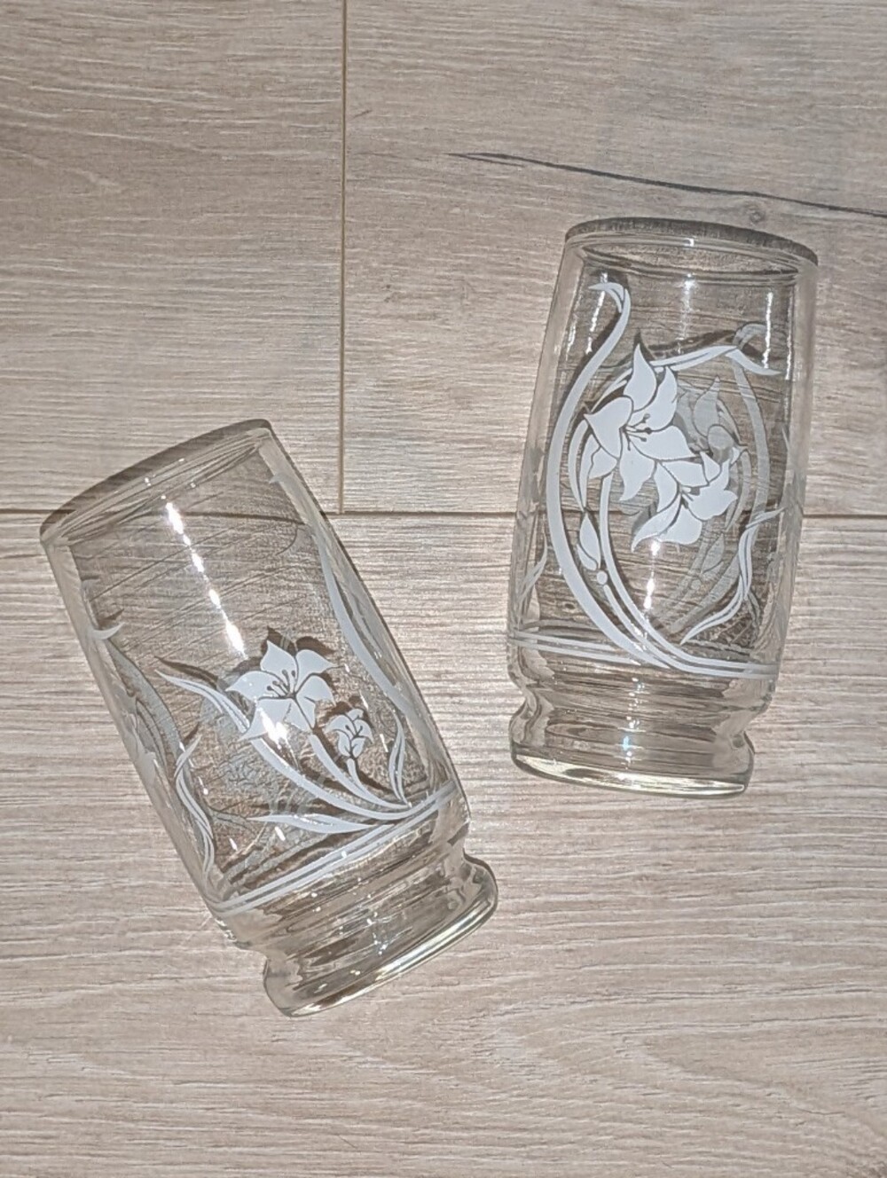Floral Drinking Glass Set